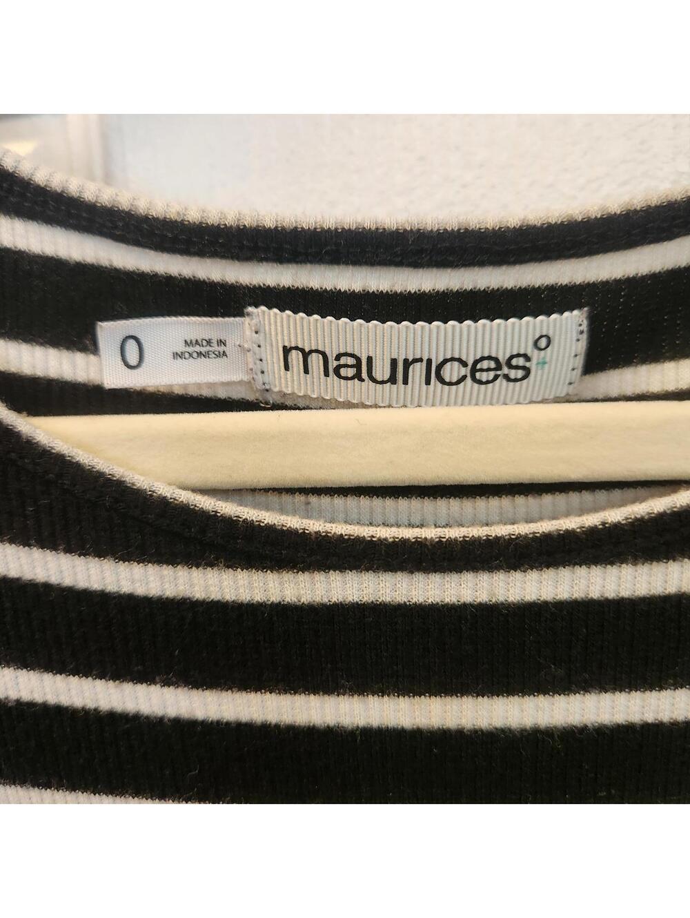 Maurices Women's Striped Long Sleeve Knee Length Dress - Size 0X - Picture 2 of 8